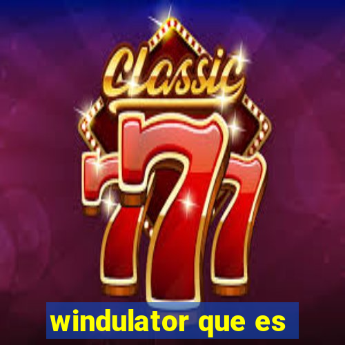 windulator que es